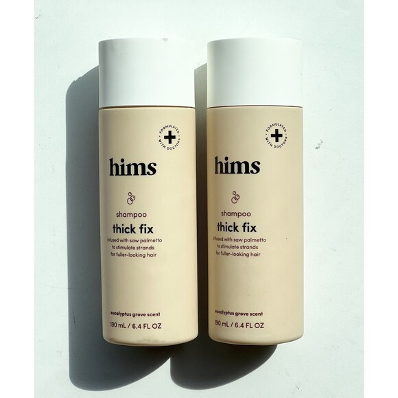 Hims Thick Fix Saw Palmetto Shampoo 2 Pack Hair Growth & Strengthening - Picture 1 of 3